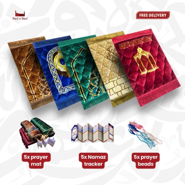 Kids SERIES PRAYER MAT BUNDLE 5 PCS